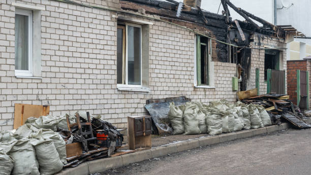 Professional Fire Damage Repair technician working in Wayne, PA